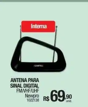 Milium Antena para sinal digital newpro oferta