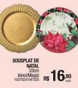 Sousplat de natal ikinci magizi