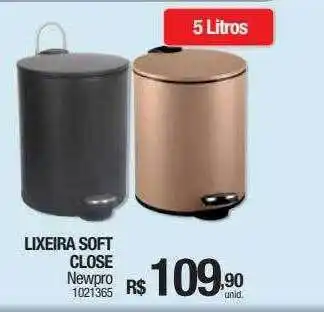 Lixeira soft close newpro