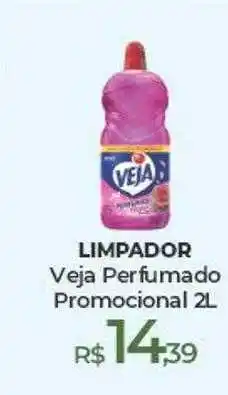 Limpador veja perfumado promocional