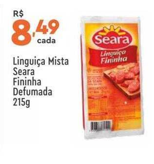 Supper Rissul Linguiça mista seara fininha defumada oferta