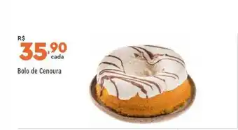 Supper Rissul Bolo de cenoura oferta