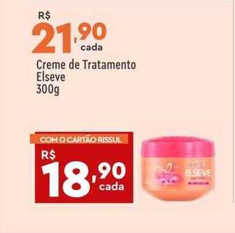 Creme de tratamento elseve