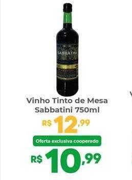 Coocerqui Vinho tinto de mesa sabbatini oferta