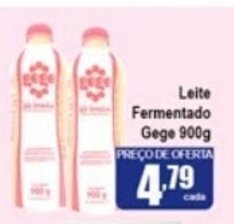 Higa's Supermercado Leite Fermentado Gege 900g oferta