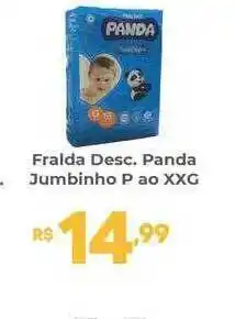 Fralda desc. panda jumbinho p ao xxg