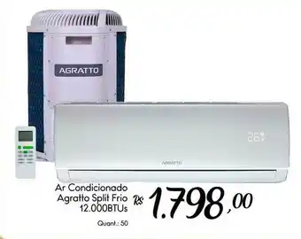 Giassi Supermercados Ar-condicionado agratto split frio 12.000btus oferta