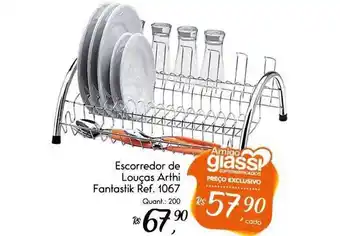 Giassi Supermercados Escorredor de louças arthi fantastik oferta
