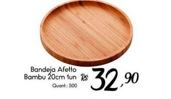 Bandeja afetto bambu 20cm 1