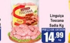 Higa's Supermercado Linguica Toscana Sadia 1kg oferta