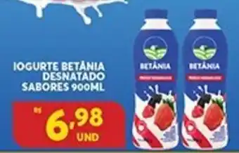 Atacadão Centro Sul Iogurte Betania Desnatado Sabores 900ml oferta