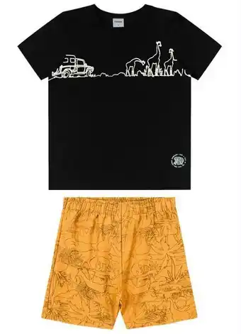 Posthaus Rovitex kids - conjunto infantil safari preto oferta