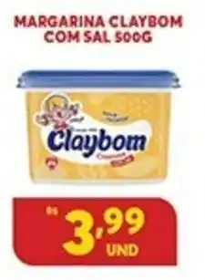 Atacadão Centro Sul Margarina Claybom com sal 500g oferta