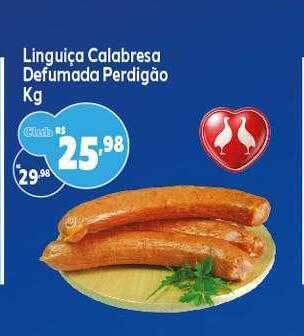 GoodBom Linguiça calabresa defumada perdigão kg oferta