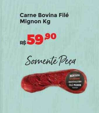 Villarreal Supermercados Carne bovina filé mignon kg oferta