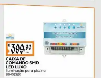 Caixa de comando smd led luxo