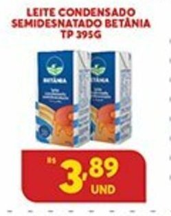 Atacadão Centro Sul Leite Condensado Semidesnatado Betania TP 395g oferta