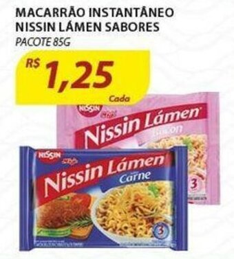 Assaí Atacadista Macarrao Instantaneo Nissin Lamen Sabores 85g oferta