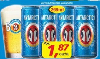 Supermercados Guanabara Cerveja Antarctica Lata 269ml oferta