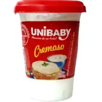 Mistura de requeijão cremoso unibaby tradicional 180g