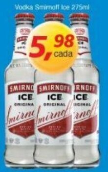 Supermercados Guanabara Vodka Smirnoff Ice 275ml oferta