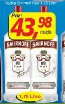 Supermercados Guanabara Vodka Smirnoff Red 1.75L oferta