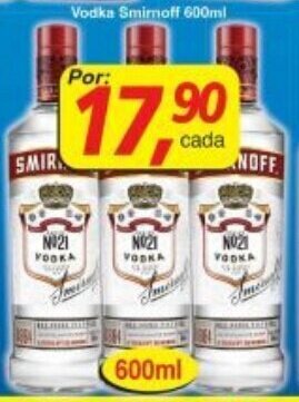 Supermercados Guanabara Vodka Smirnoff 600ml oferta