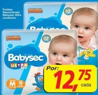 Supermercados Guanabara Fraldas Descartaveis Babysec Ultra Jumbinho oferta