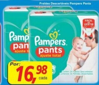 Supermercados Guanabara Fraldas Descartaveis Pampers Pants oferta