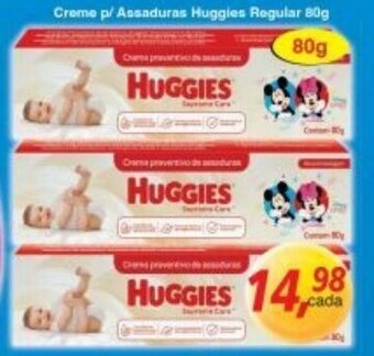 Supermercados Guanabara Creme p/ Assaduras Huggies Regular 80g oferta