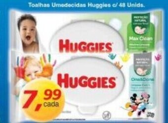 Supermercados Guanabara Toalhas Umedecidas Huggies c/48 unids. oferta
