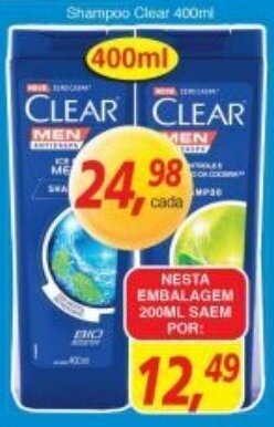 Supermercados Guanabara Shampoo Clear 200ml oferta