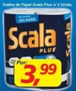 Supermercados Guanabara Toalha de Papel Scala Plus c/2 unids. oferta