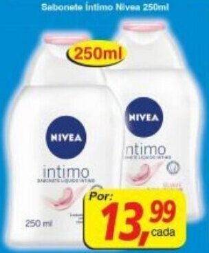 Supermercados Guanabara Sabonete Intimo Nivea 250ml oferta