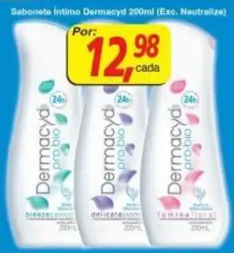 Supermercados Guanabara Sabonete Intimo Dermacyd 200ml oferta