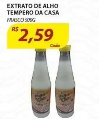 Extrato de Alho Tempero da Casa 500g