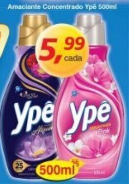Supermercados Guanabara Amaciante Concentrado Ype 500ml oferta