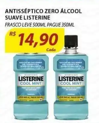 Assaí Atacadista Antisseptico Zero Alcool Suave Listerine oferta