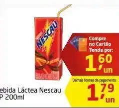 Tenda Atacado Bebida láctea nescau tp 200ml oferta