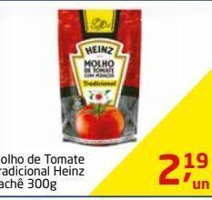 Tenda Atacado Molho de tomate tradicional heinz sachê 300g oferta