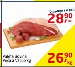 Tenda Atacado Paleta bovina peça a vácuo kg oferta