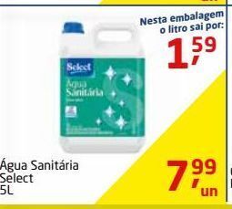 Tenda Atacado Água sanitária select 5l oferta