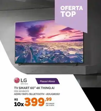 Carajás Lg tv smart 60 oferta