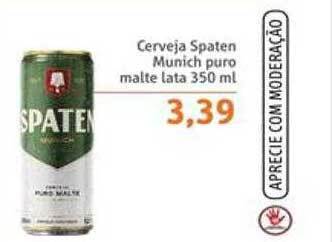 Sonda Cerveja spaten munich puro malte lata oferta