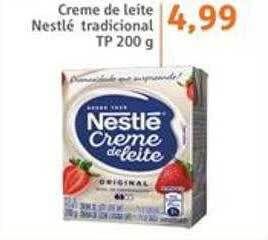 Sonda Creme de leite nestlé tradicional tp oferta