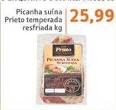 Picanha suína prieto temperada resfriada kg