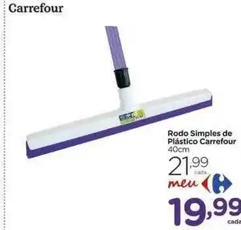 Carrefour Market Rodo simples de plástico carrefour oferta