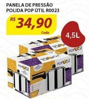 Assaí Atacadista Panela de Pressao Polida Pop Util 4.5L oferta