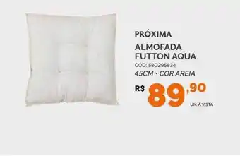 Próxima almofada futton aqua