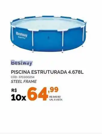 Piscina estruturada 4.678l bestway